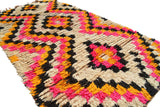 Vintage Moroccan Rug Vintage Hand Knotted Rugs Moroccan Style Rug Medium Size | Illuminate Collective illuminate collective 