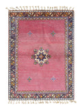 Vintage Moroccan Rug Vintage Hand Knotted Rugs - Vintage Moroccan Rug Illuminate Collective 