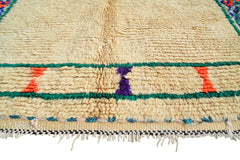 Vintage Moroccan Rug Vintage Hooked Rugs -  Blue Vintage Rugs - Illuminate Collective illuminate collective 