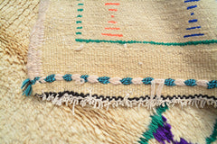 Vintage Moroccan Rug Vintage Hooked Rugs -  Blue Vintage Rugs - Illuminate Collective illuminate collective 