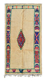 Vintage Moroccan Rug Vintage Hooked Rugs -  Blue Vintage Rugs - Illuminate Collective illuminate collective 