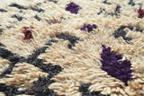 Vintage Moroccan Rug Vintage Hooked Rugs for Sale | Grey and Blue Moroccan Rugs | Illuminate Collective illuminate collective 