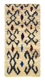 Vintage Moroccan Rug Vintage Hooked Rugs for Sale | Grey and Blue Moroccan Rugs | Illuminate Collective illuminate collective 