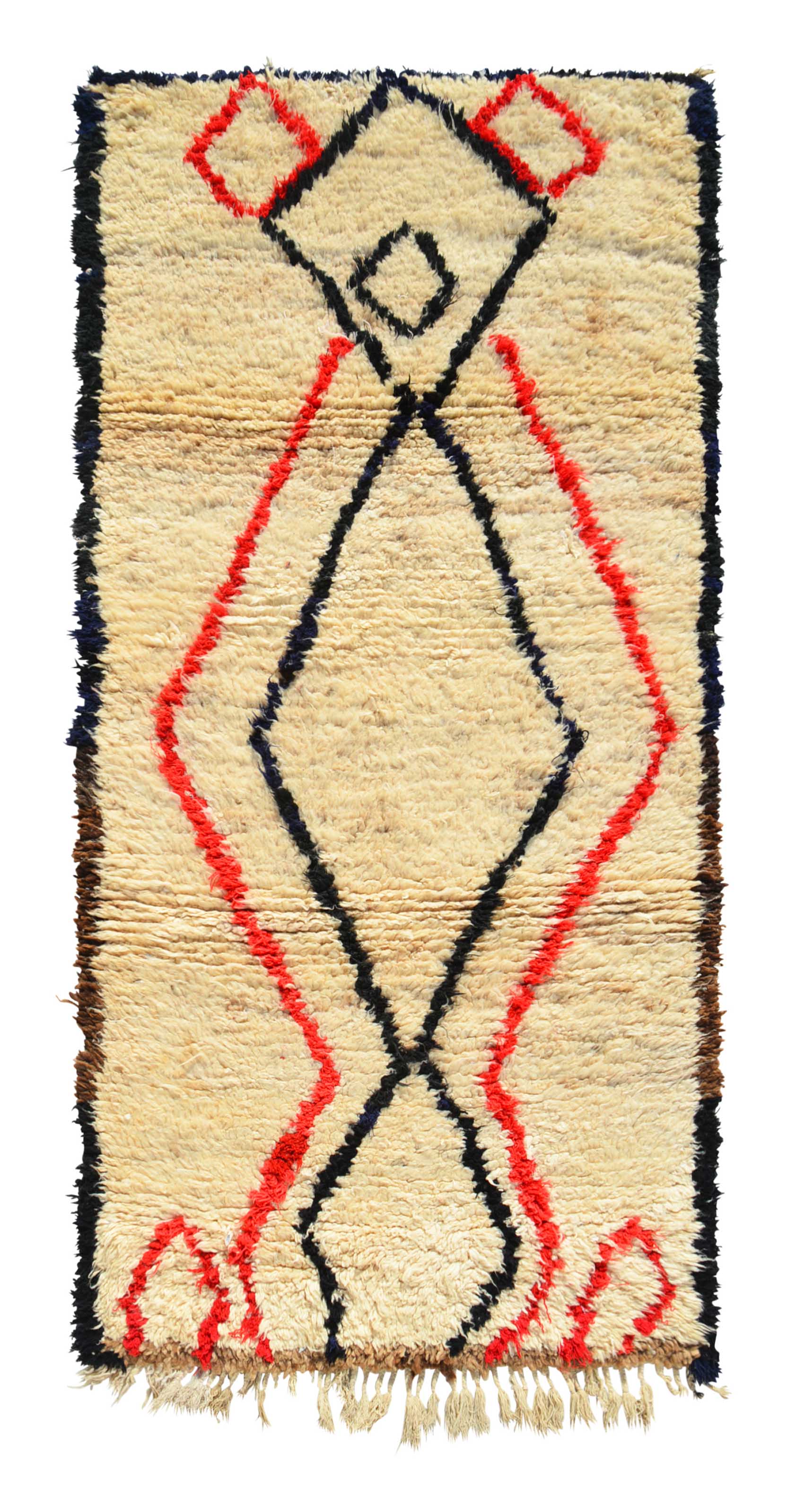 Vintage Moroccan Rug Vintage Hooked Rugs - Vintage Rugs 8x10 - Illuminate Collective illuminate collective 