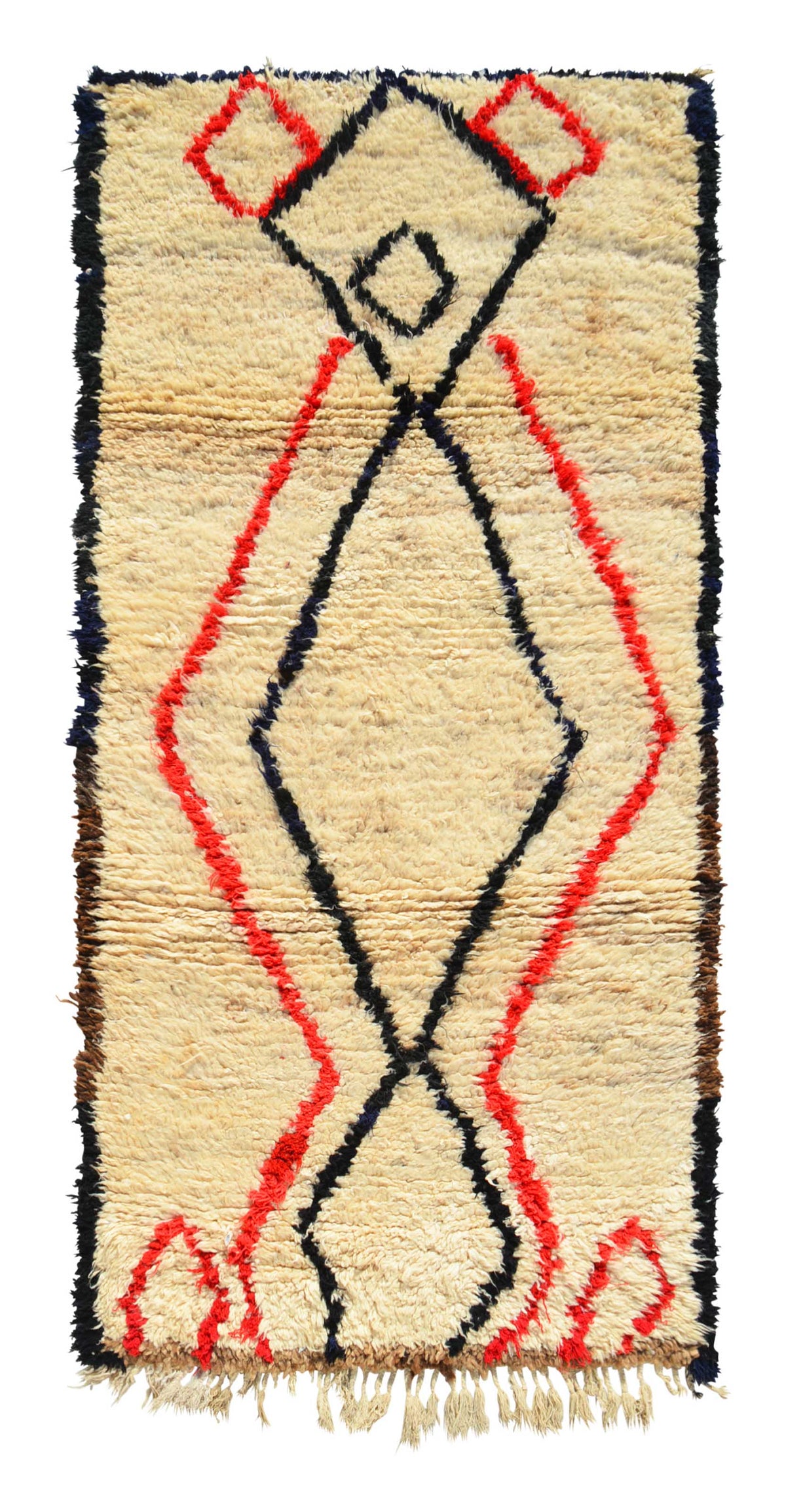 Vintage Moroccan Rug Vintage Hooked Rugs - Vintage Rugs 8x10 - Illuminate Collective illuminate collective 