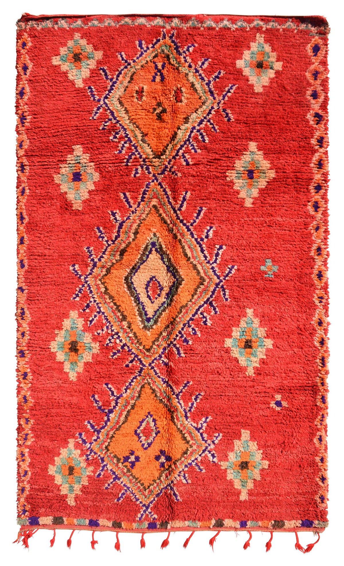 Vintage Moroccan Rug Vintage Inspired Rugs - Red And Pink Rug - Illuminate Collective illuminate collective