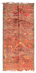 Vintage Moroccan Rug Vintage Kilim Rugs | Red Vintage Rug illuminate collective 