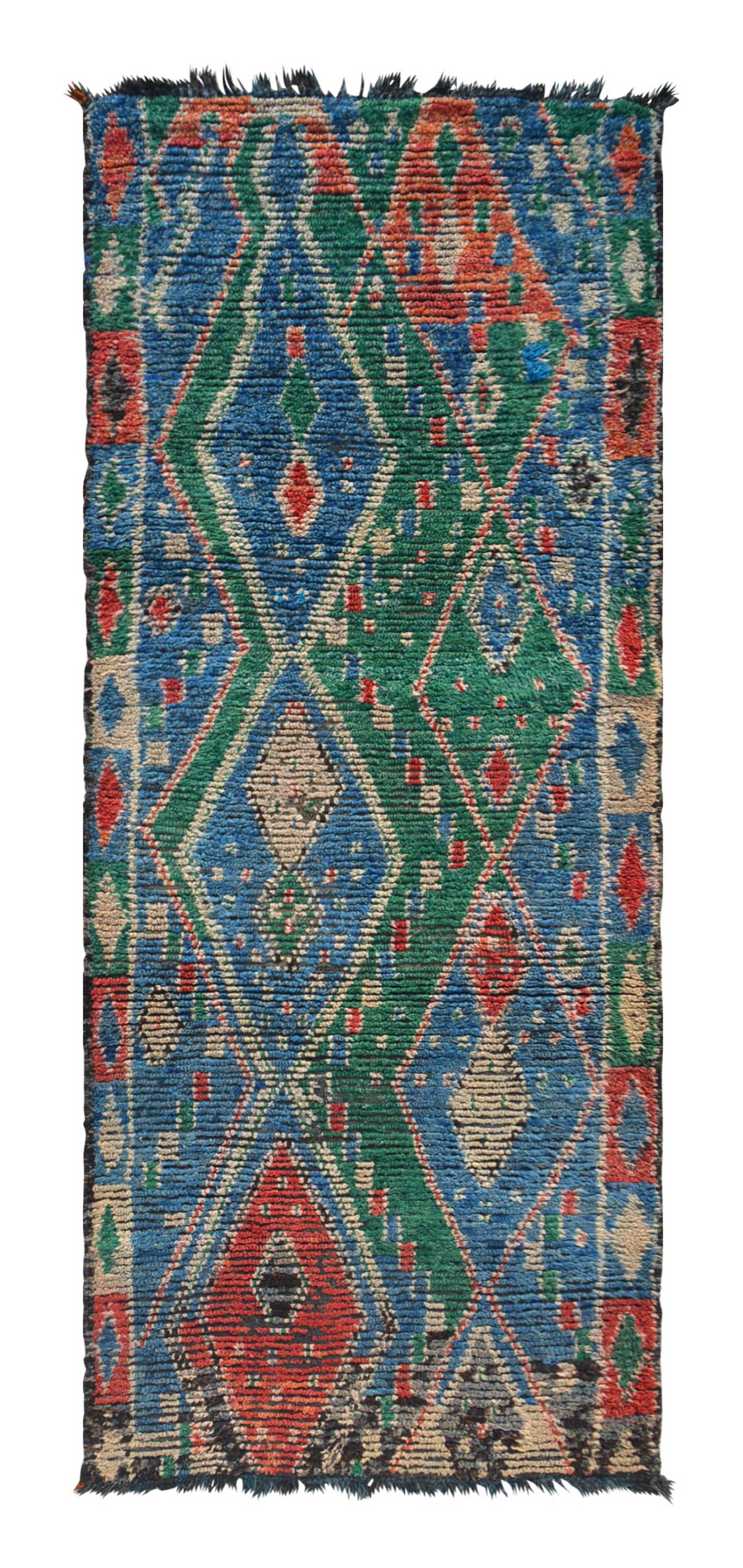 Vintage Moroccan Rug Vintage Latch Hook Rug Kits - Vintage Shag Rug illuminate collective 
