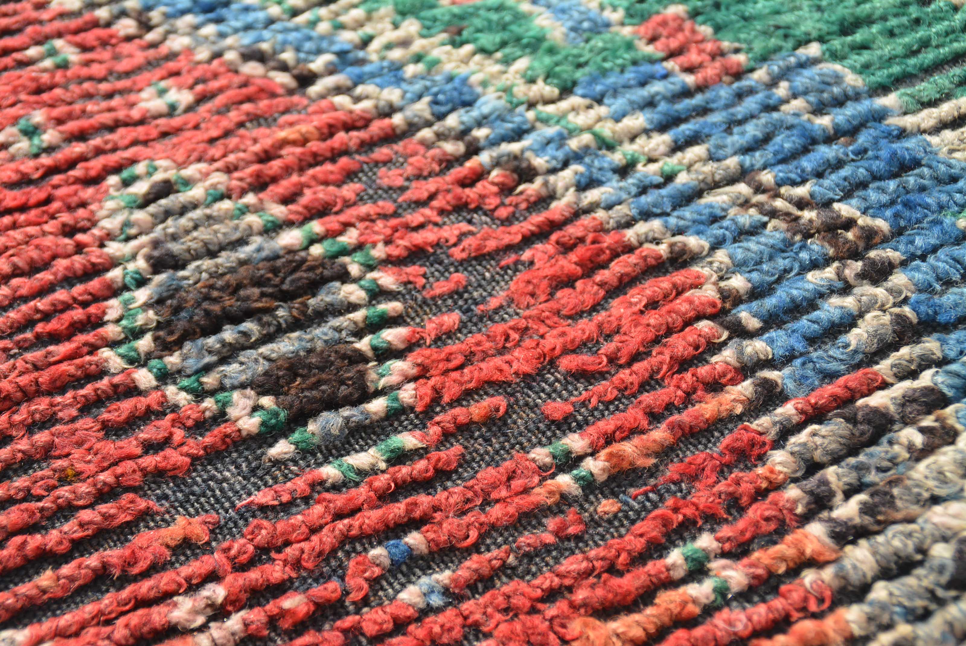 Vintage Moroccan Rug Vintage Latch Hook Rug Kits - Vintage Shag Rug illuminate collective 