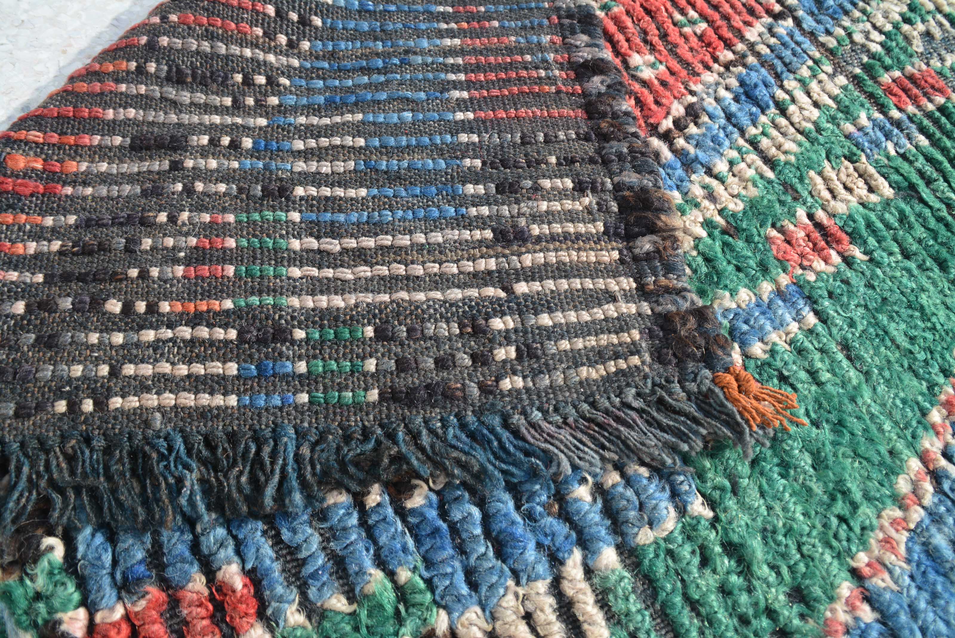 Vintage Moroccan Rug Vintage Latch Hook Rug Kits - Vintage Shag Rug illuminate collective 
