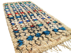 Vintage Moroccan Rug Vintage Moroccan Pattern Rug | Wool Shag Rug | Vintage Wool Rugs | Illuminate Collective illuminate collective 