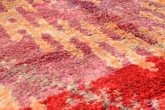 Vintage Moroccan Rug Vintage Moroccan Rug - Orange And Red Rug - Purple Runners Rugs illuminate collective