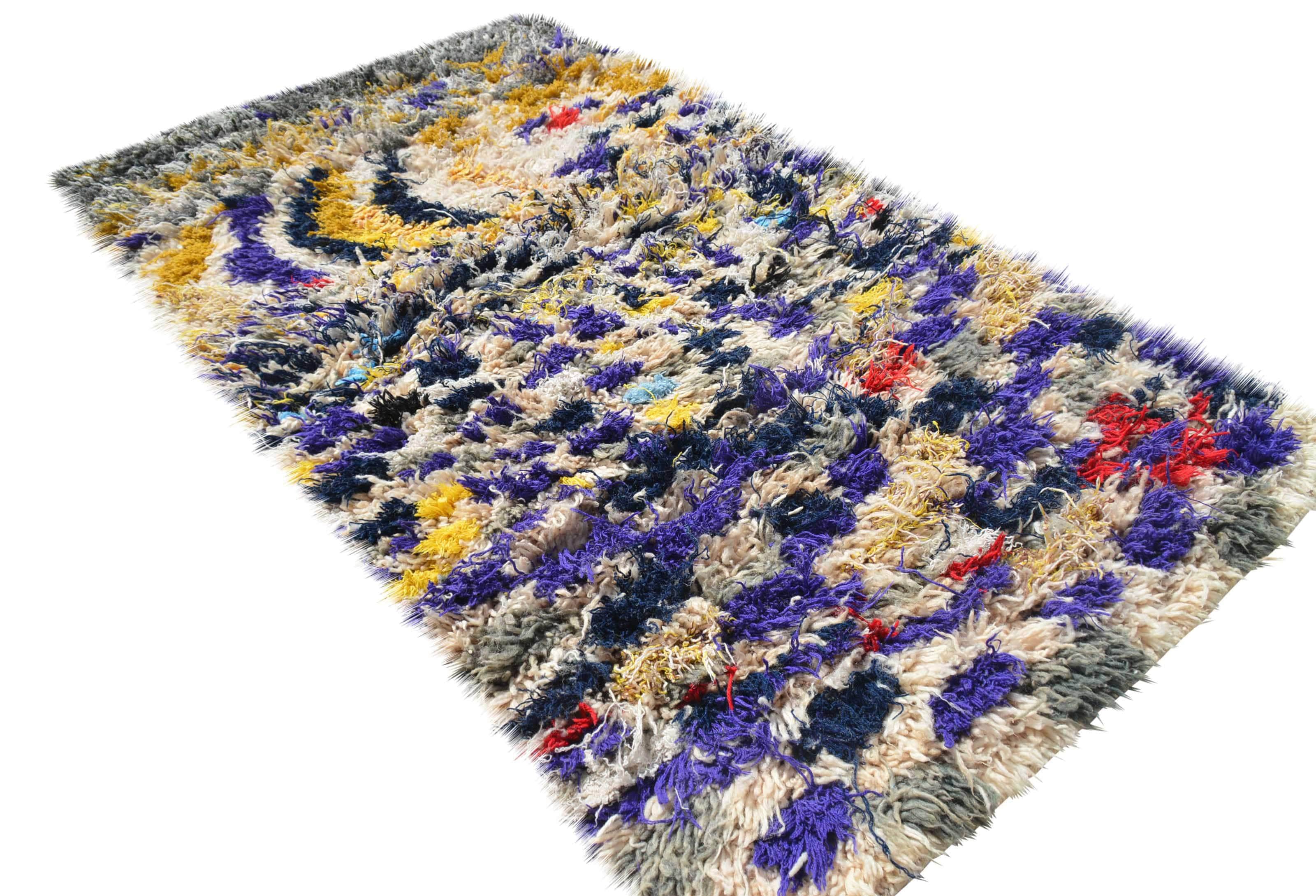 Vintage Moroccan Rug Vintage Purple Rug Illuminate Collective