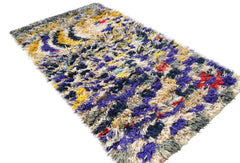 Vintage Moroccan Rug Vintage Purple Rug Illuminate Collective