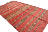 Vintage Moroccan Rug Vintage Red and Olive Rug Moroccan Rug | Illuminate Collective illuminate collective 