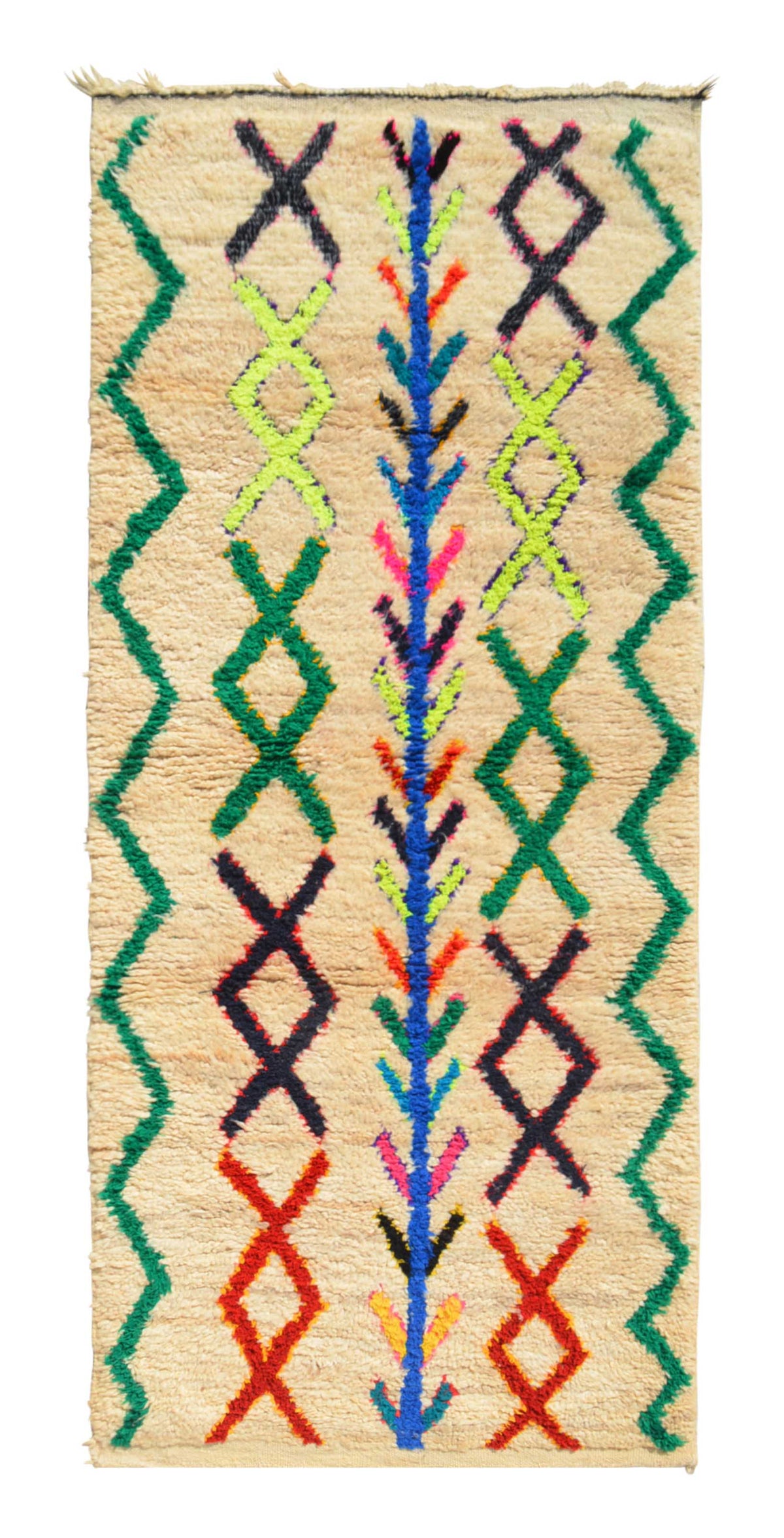 Vintage Moroccan Rug  - Vintage Retro Rugs - Traditional Berber Rug