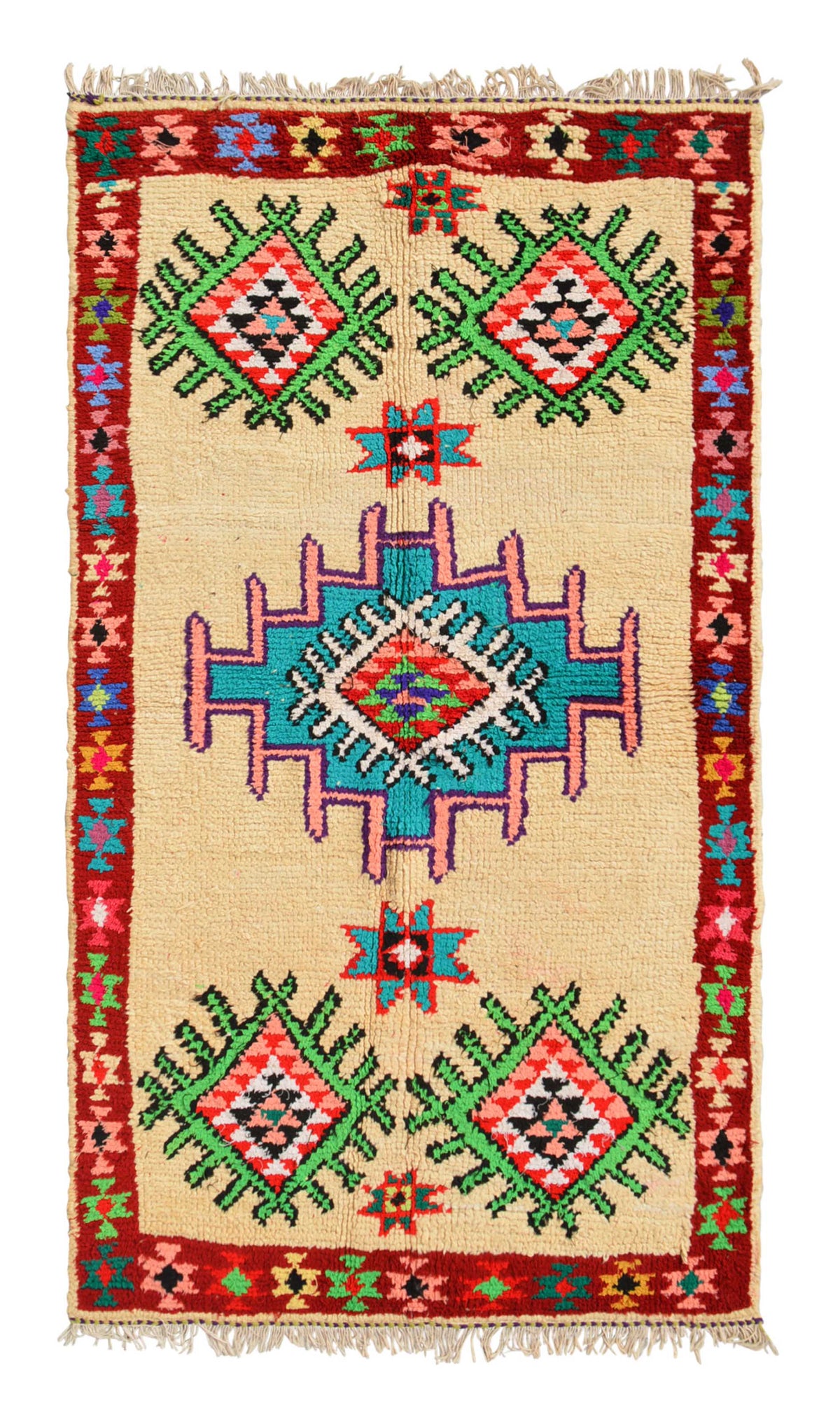 Vintage Moroccan Rug Vintage Retro Rugs - Vintage Hooked Rugs - Illuminate Collective illuminate collective