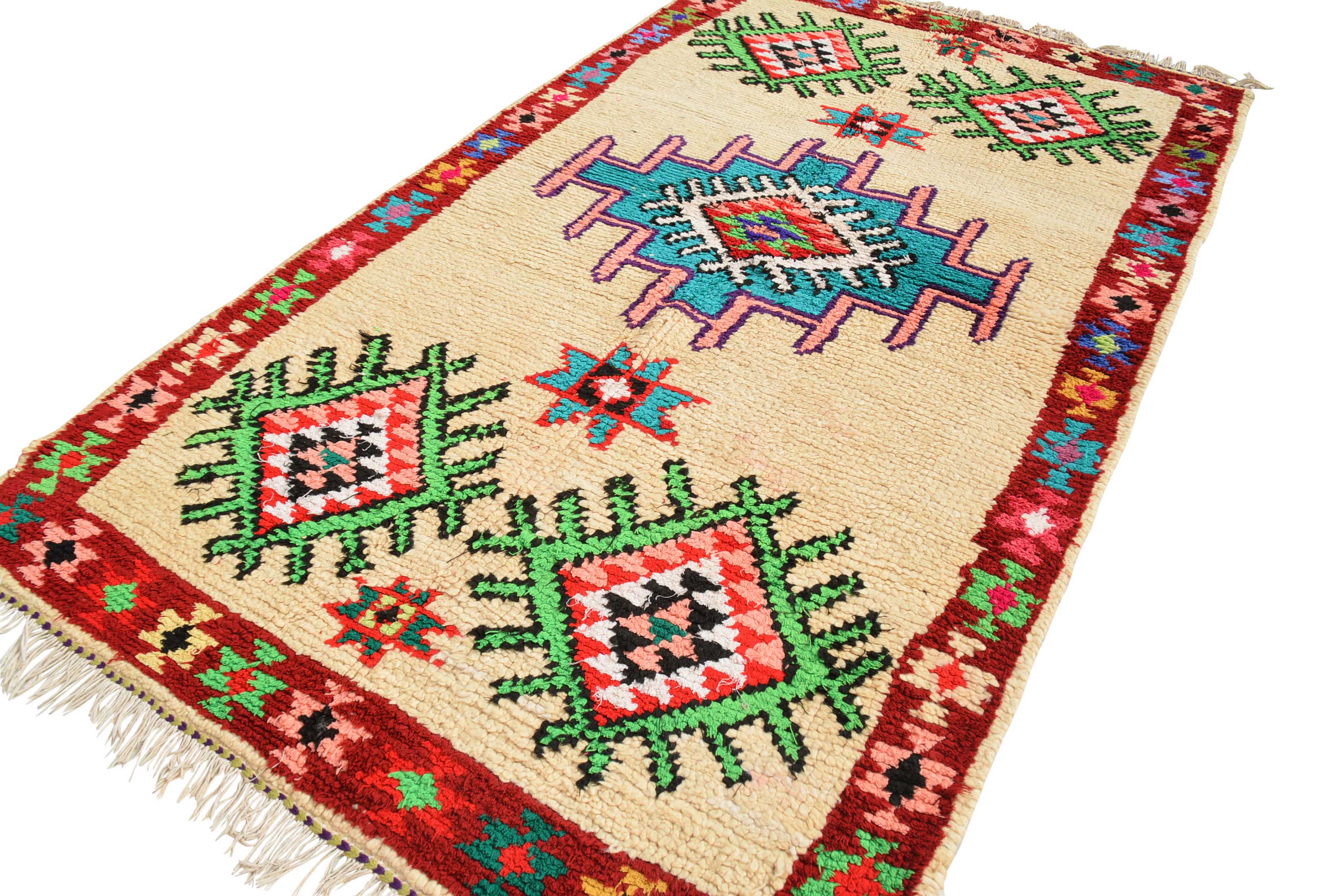 Vintage Moroccan Rug Vintage Retro Rugs - Vintage Hooked Rugs - Illuminate Collective illuminate collective