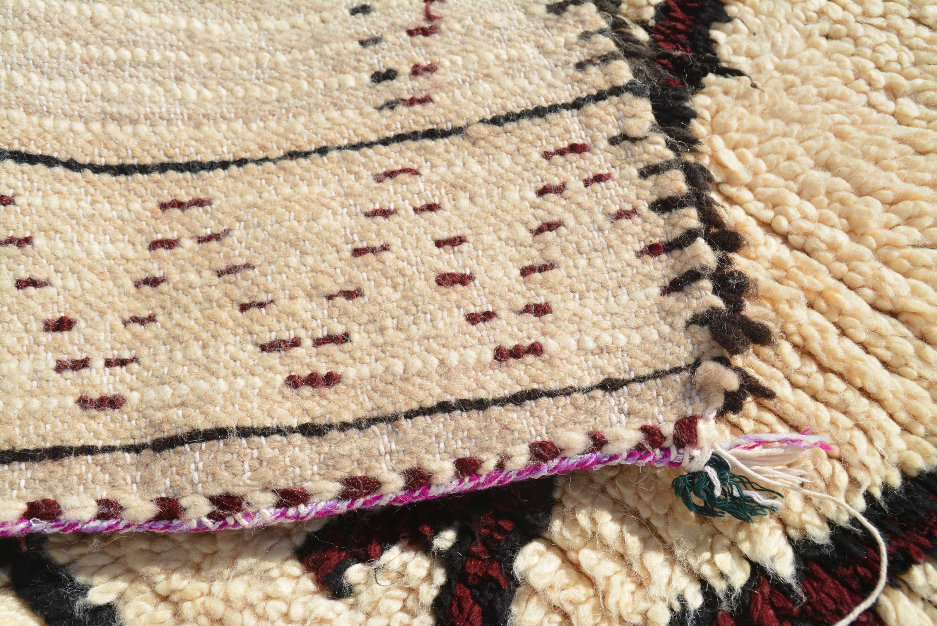 Vintage Moroccan Rug  - Vintage Rug Shop - Brown And Black Rugs