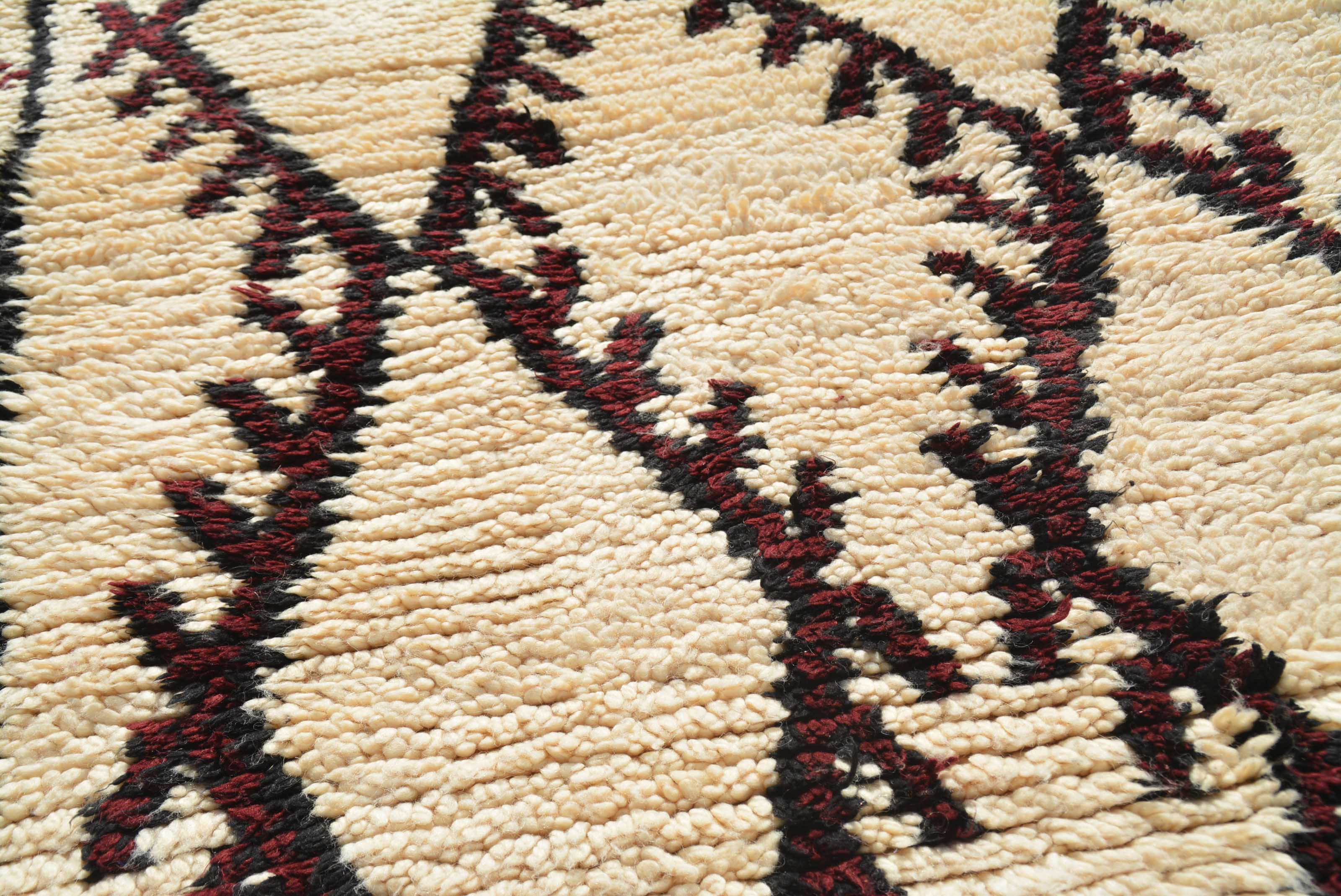 Vintage Moroccan Rug  - Vintage Rug Shop - Brown And Black Rugs