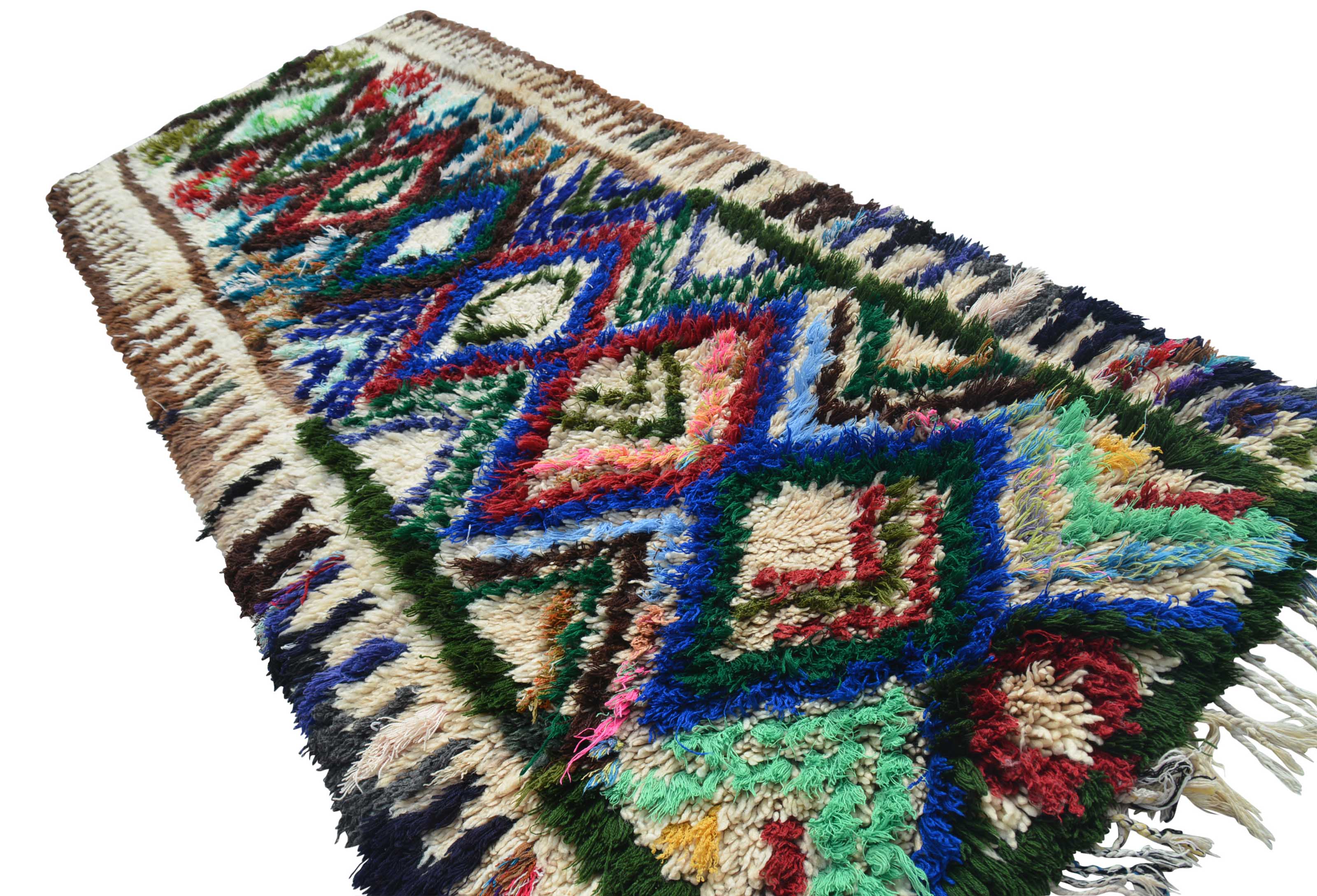Vintage Moroccan Rug Vintage Rugs 8x10 Moroccan Rug Small Size | Illuminate Collective illuminate collective