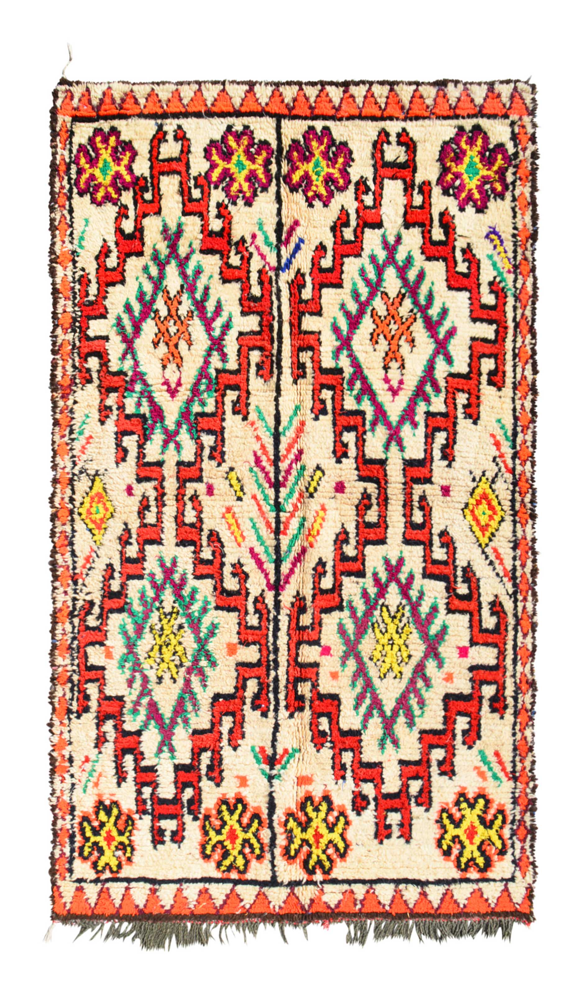 Vintage Moroccan Rug Vintage Rugs 9x12 Vintage Moroccan Style Rug | Illuminate Collective illuminate collective 