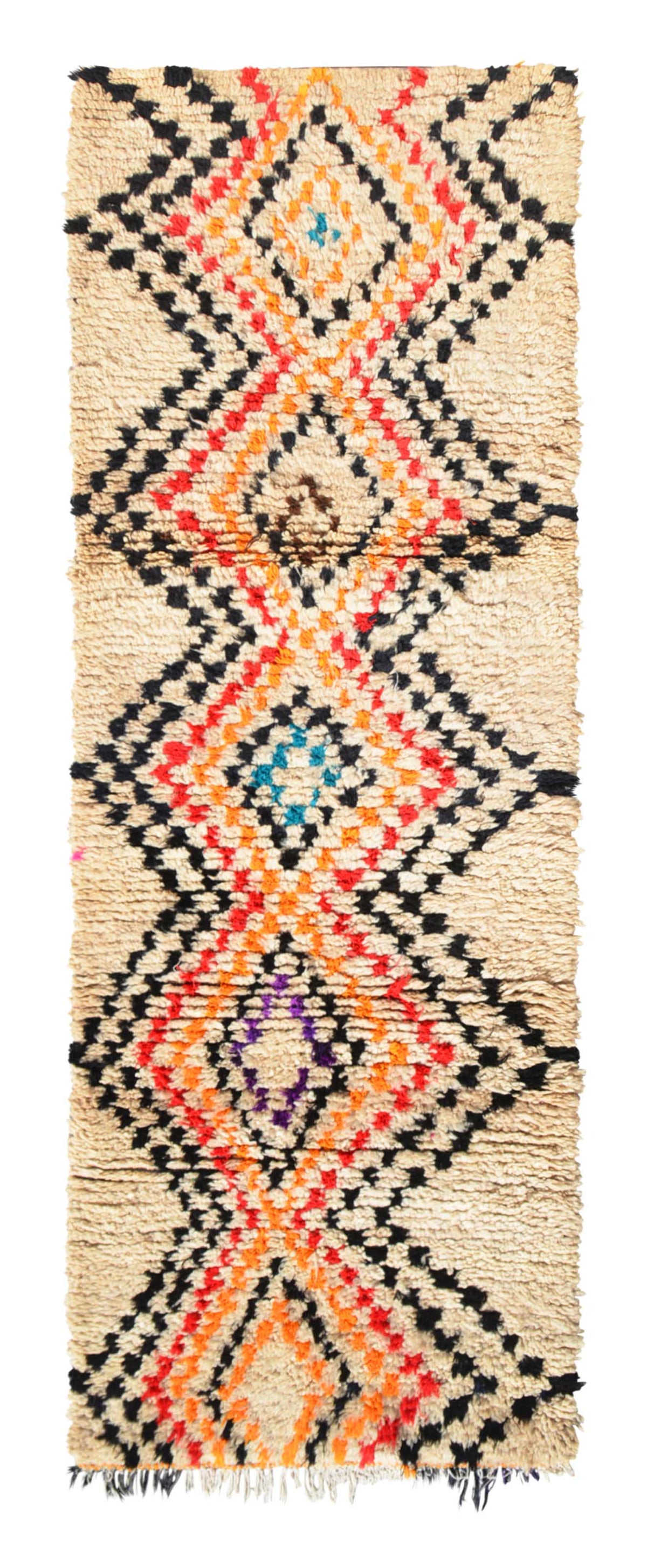 Vintage Moroccan Rug Vintage Rugs Blue | Vintage Moroccan Rug illuminate collective 