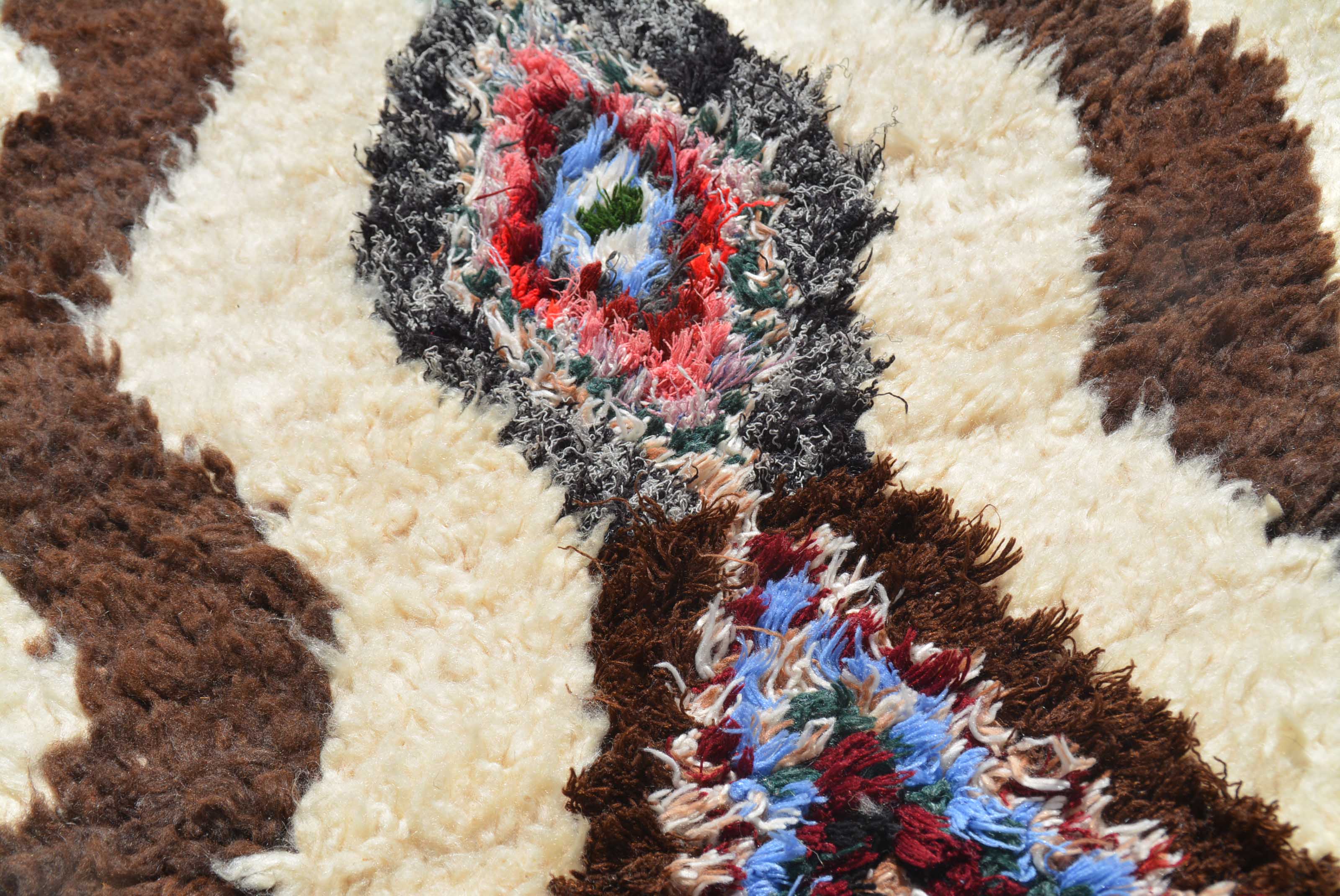 Vintage Moroccan Rug Vintage Rugs Cheap | Blue and Brown Rugs illuminate collective 