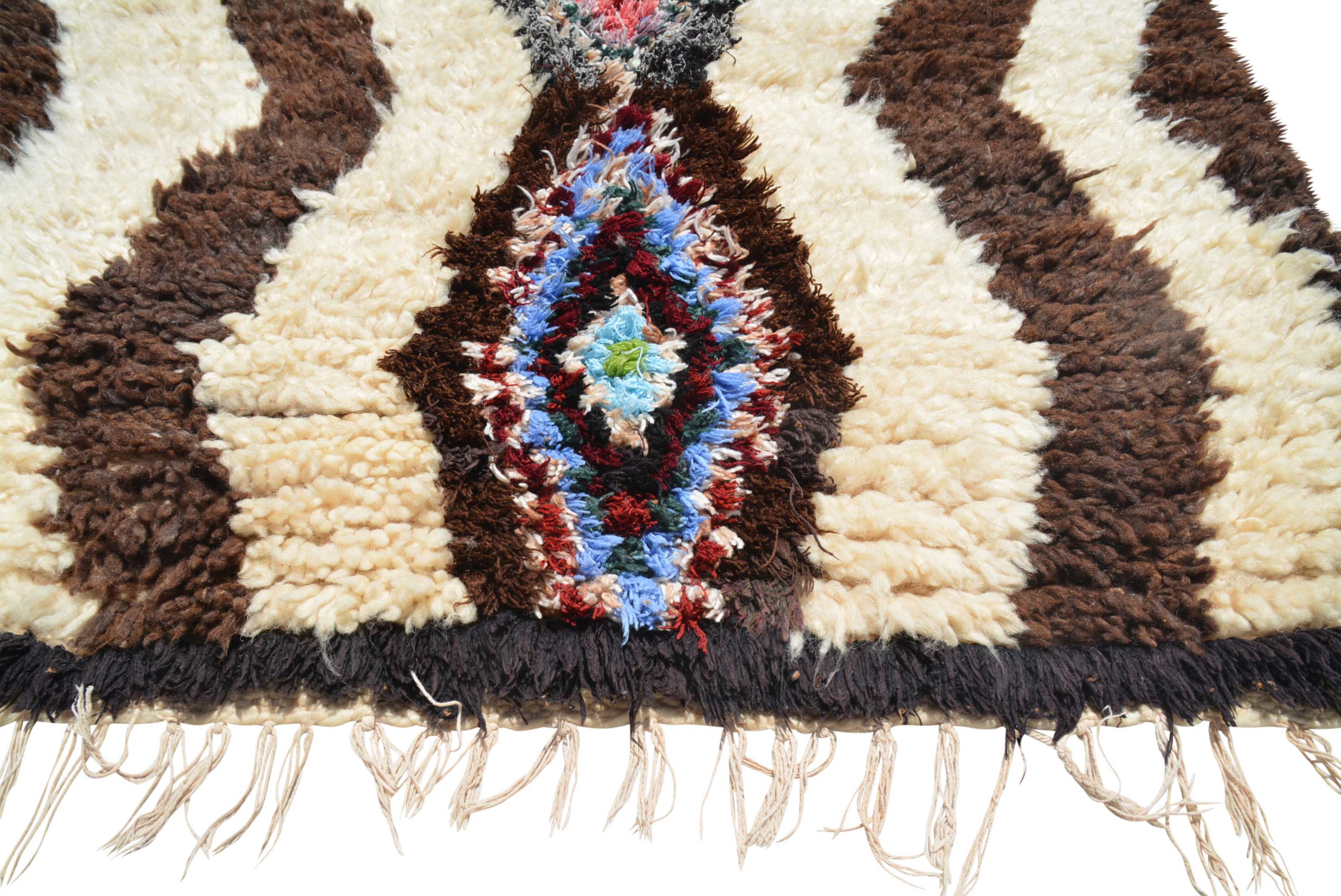 Vintage Moroccan Rug Vintage Rugs Cheap | Blue and Brown Rugs illuminate collective 