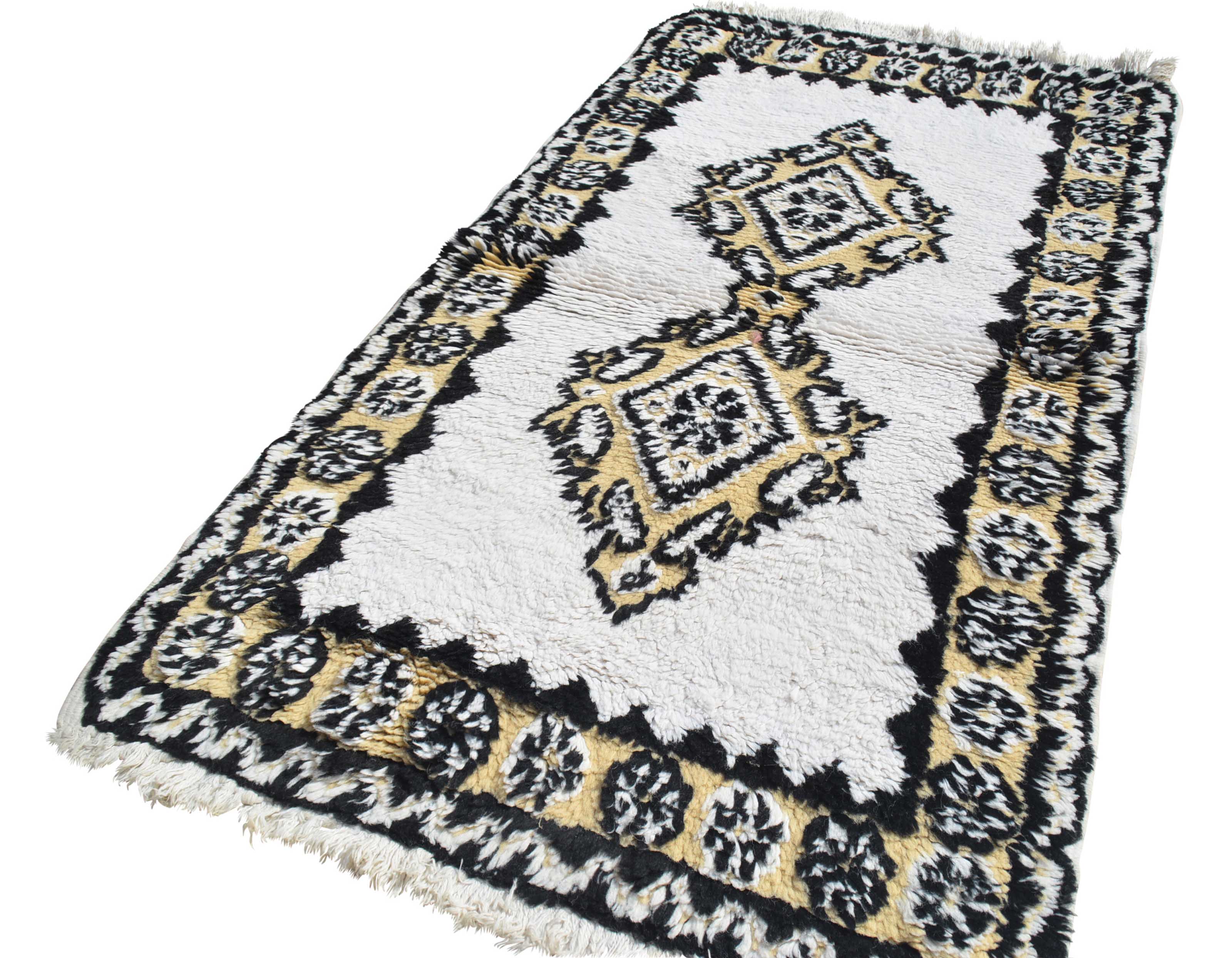 Vintage Moroccan Rug Vintage Southwestern Rugs - Black Vintage Rug - Illuminate Collective illuminate collective 