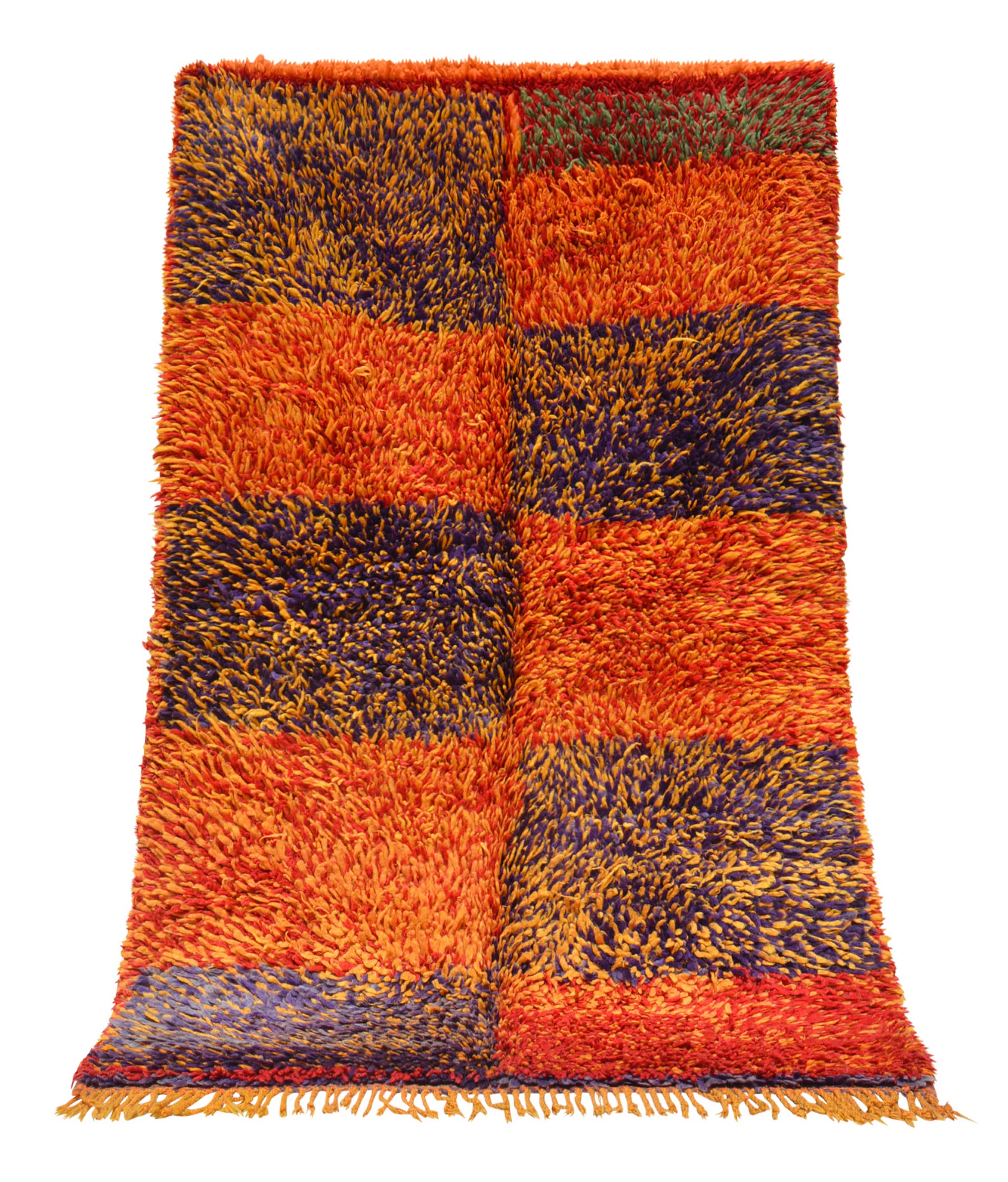 So Warm - 5x7 Vintage Colorful Berber Area Rug | Illuminate Collective ...