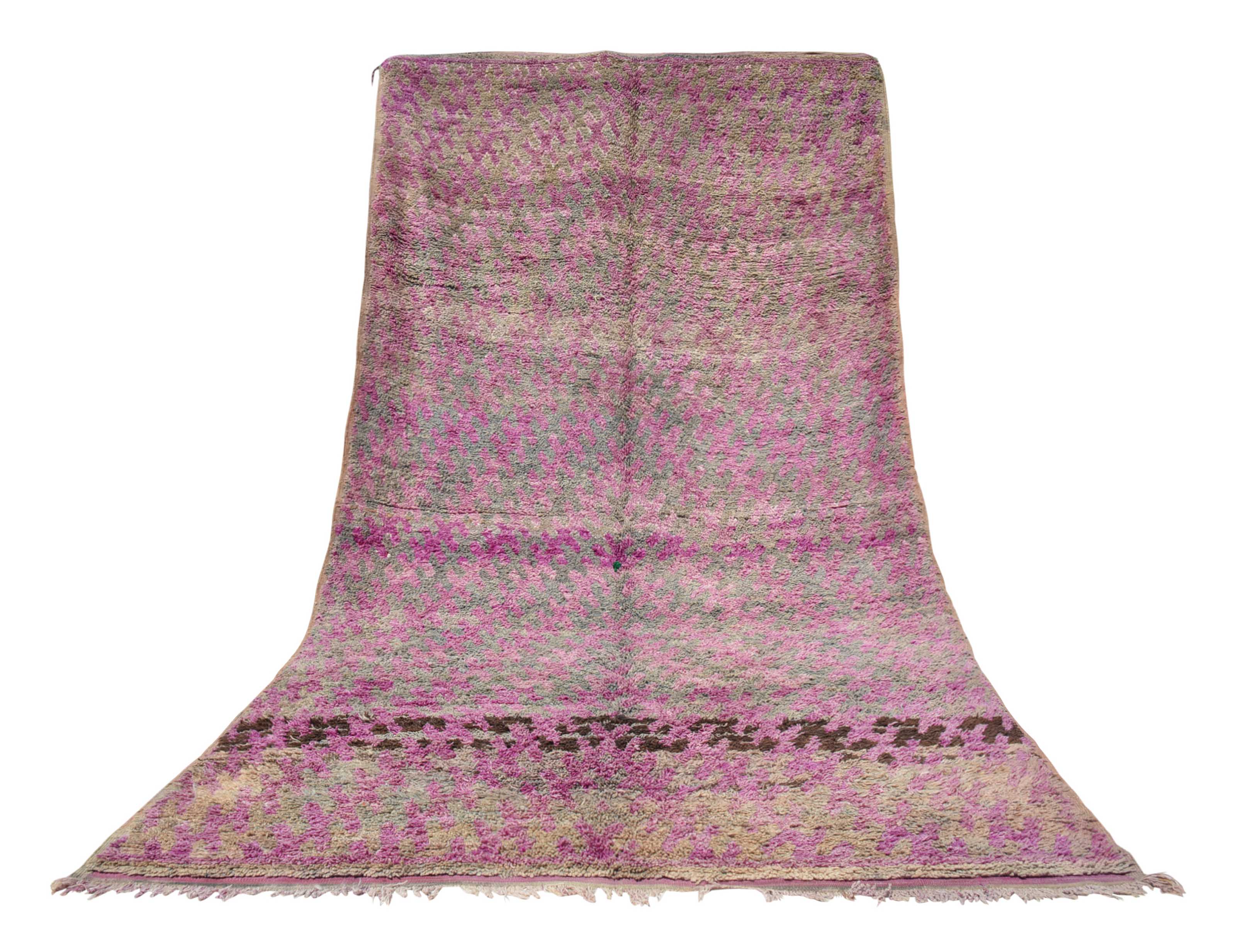 Vintage Moroccan Rug Vintage Vinyl Rugs - Vintage Distressed Rugs - Illuminate Collective illuminate collective 