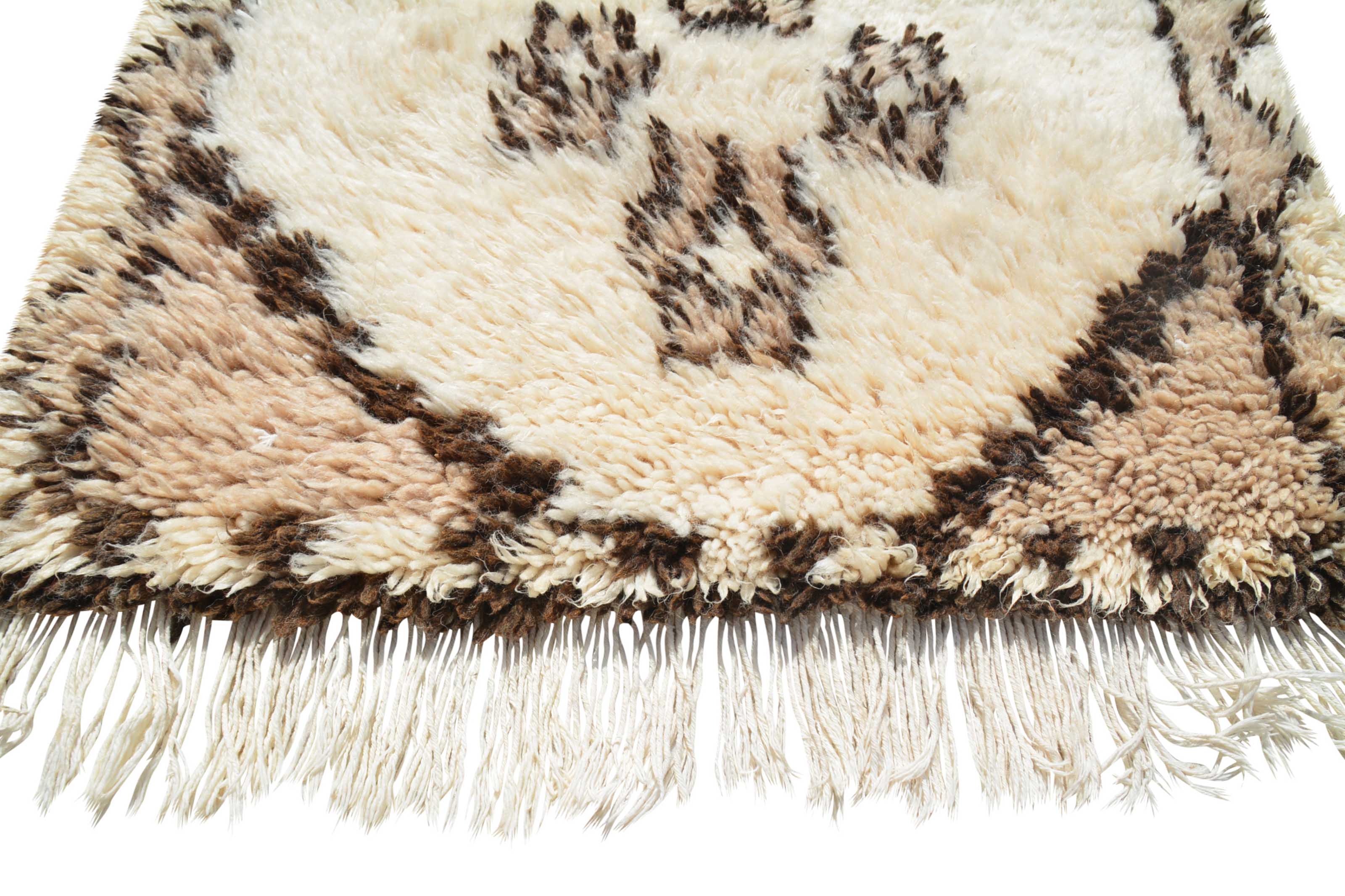 Vintage Moroccan Rug Vintage White Moroccan rug Illuminate Collective