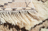 Vintage Moroccan Rug Vintage White Moroccan rug Illuminate Collective