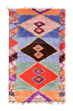 Vintage Moroccan Rug Vintage Yellow Bliss Shaggy Vintage Rug - Add a touch of warmth to your home illuminate collective