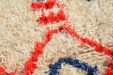 Vintage Moroccan Rug White Moroccan Rug | Vintage Wool Rugs illuminate collective 