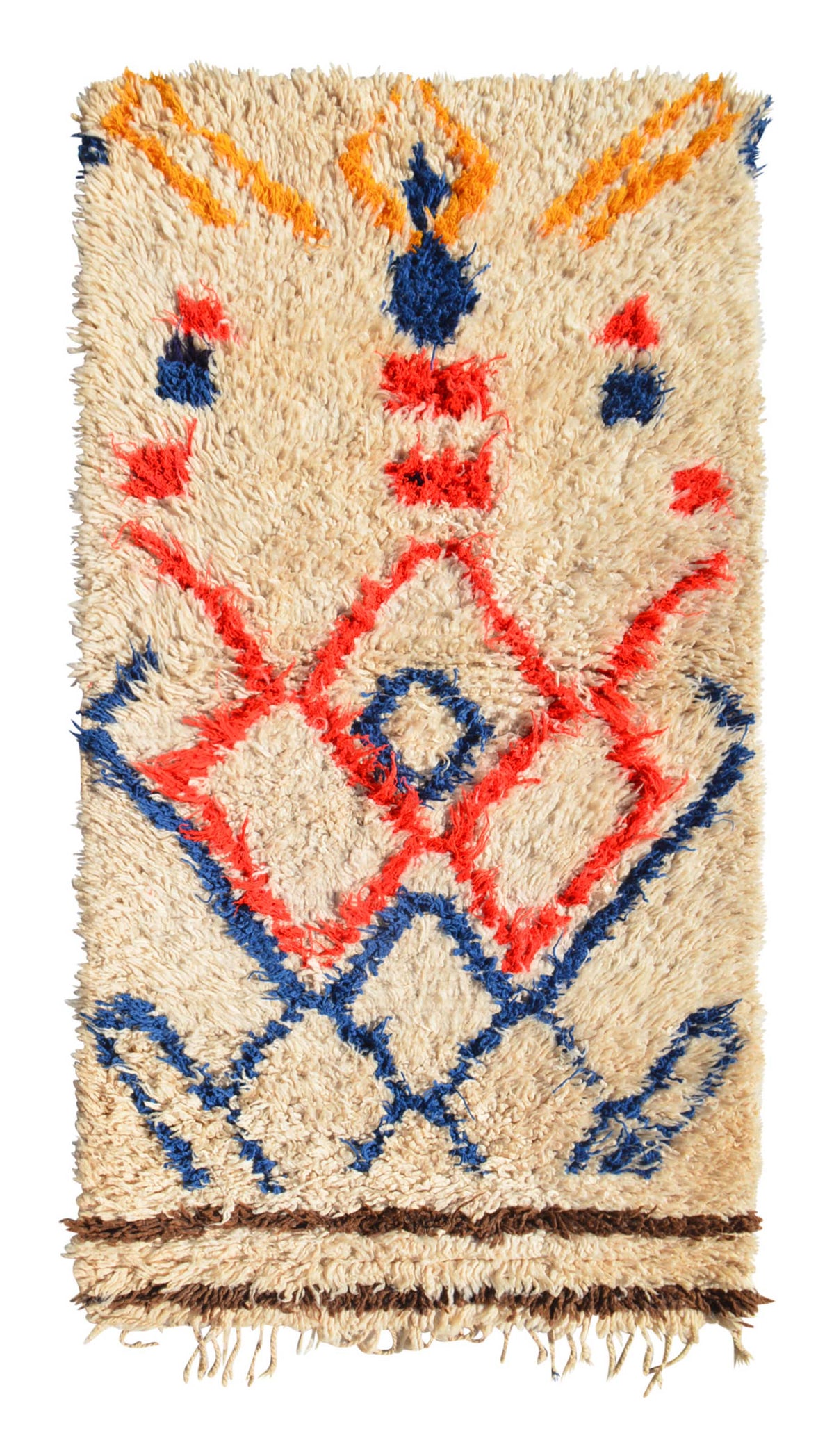 Vintage Moroccan Rug White Moroccan Rug | Vintage Wool Rugs illuminate collective 