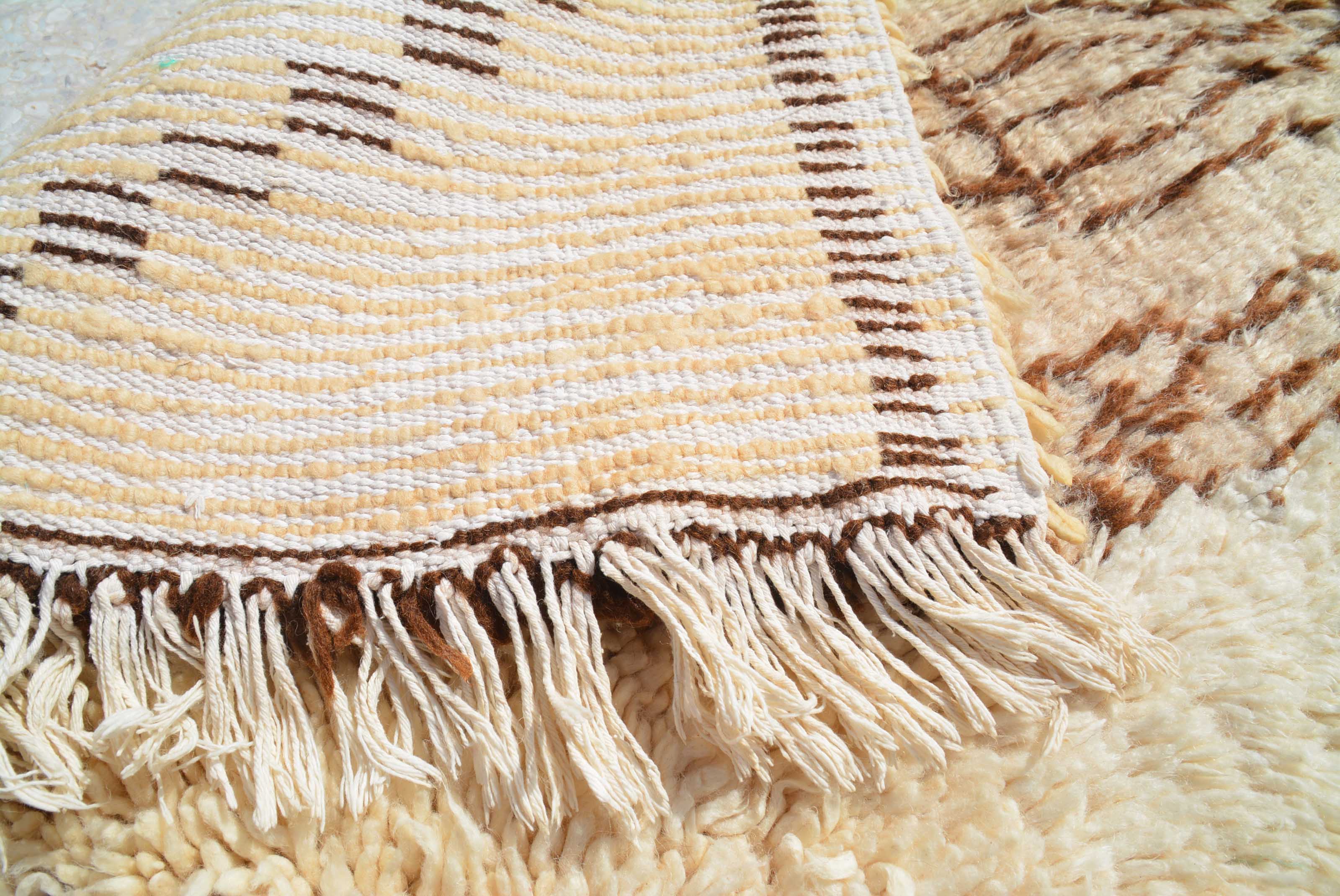 Vintage Moroccan Rug White Vintage Moroccan Rug Illuminate Collective