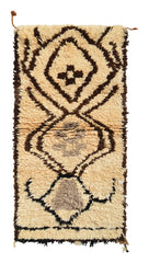 Vintage Moroccan Rug Wild Ride Moroccan Rug - 2'5 x 4'10 - 0.74m x 1.47m - Vintage Moroccan Rug illuminate collective 