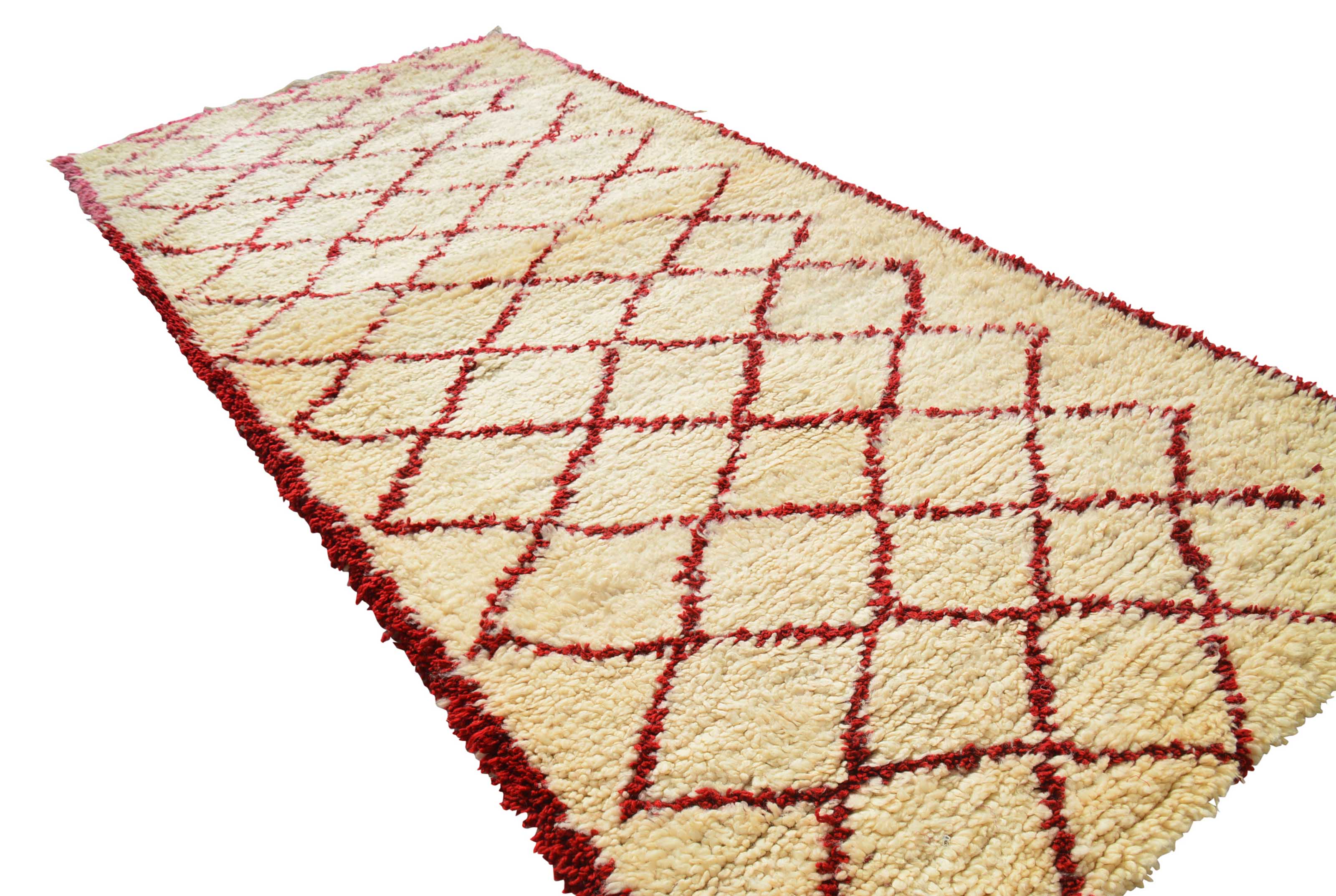 Vintage Moroccan Rug | Wool Shag Rug | Vintage Wool Rugs | Illuminate Collective