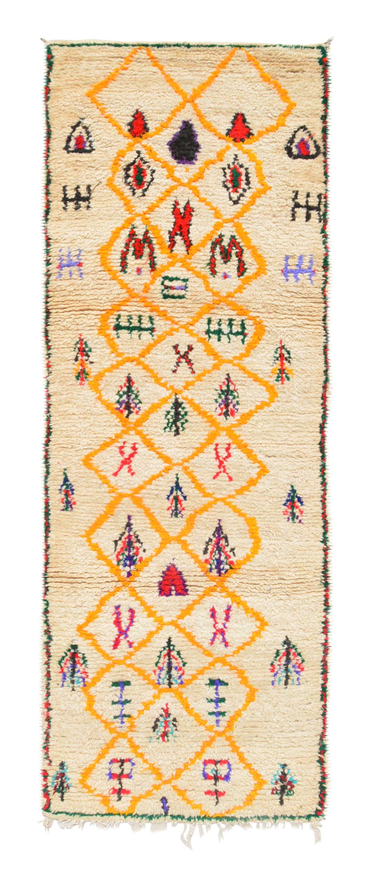 Vintage Moroccan Rug Yellow Vintage Rug - Foolish Love - Illuminate Collective illuminate collective 