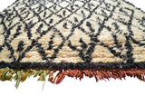 Vintage Rugs 8x10 Brown Vintage Rugs | Moroccan Rug Medium Size | Illuminate Collective