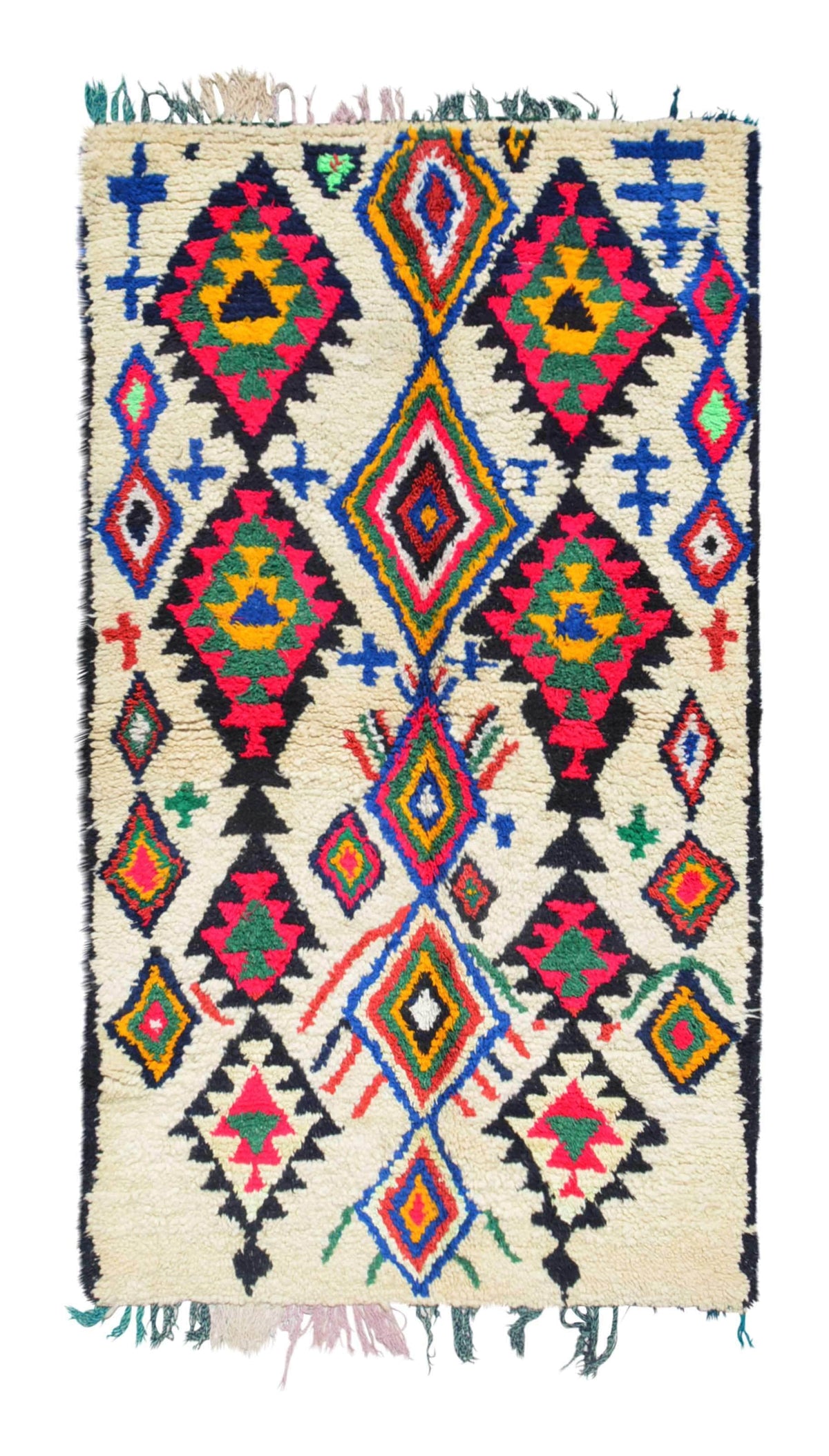  Vintage Rugs Blue - Vintage Moroccan Rug - Illuminate Collective