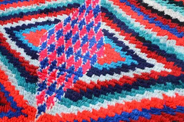 Vintage Shag Rug - Vintage Bathroom Rug 