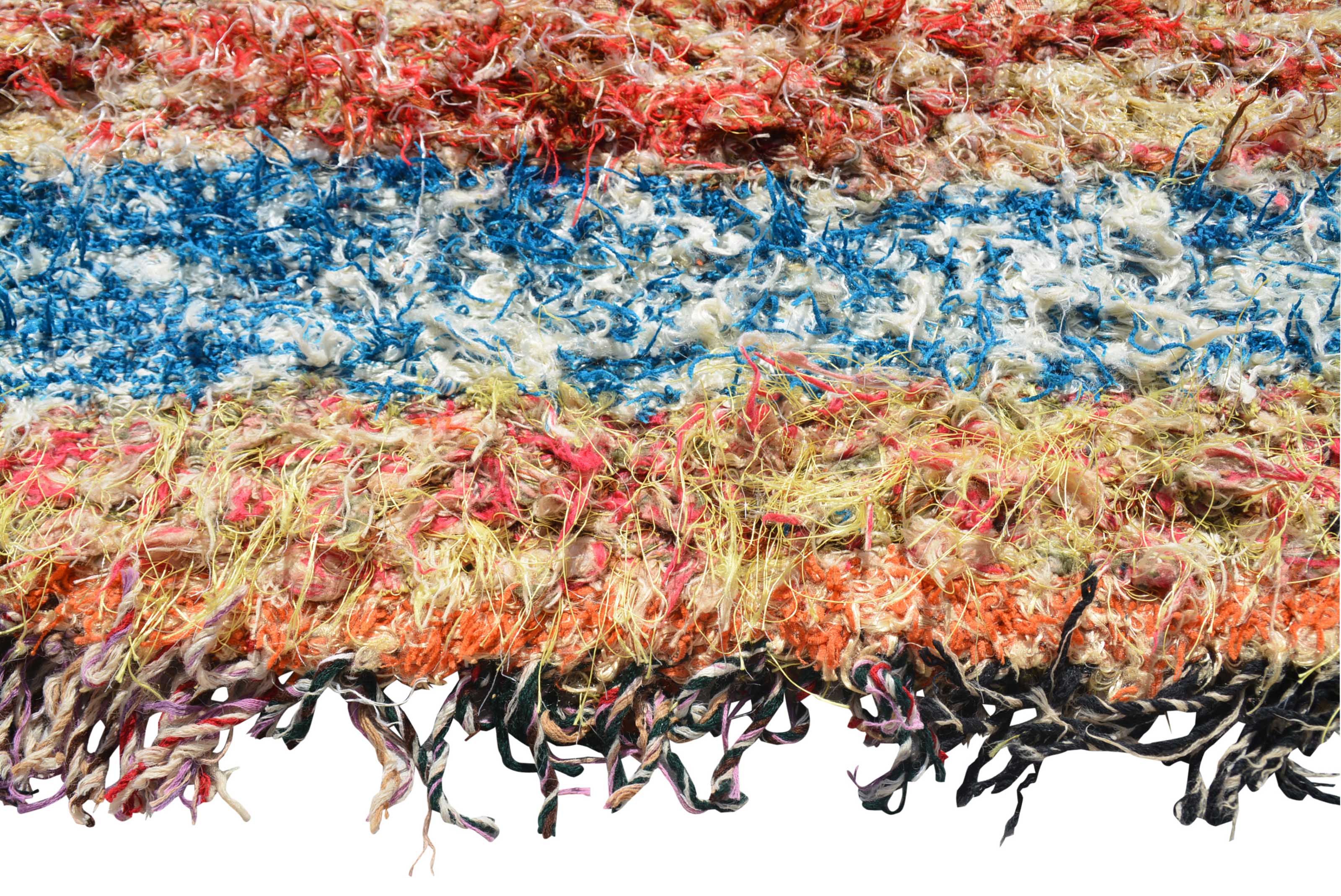 Vintage shaggy Moroccan Rug
