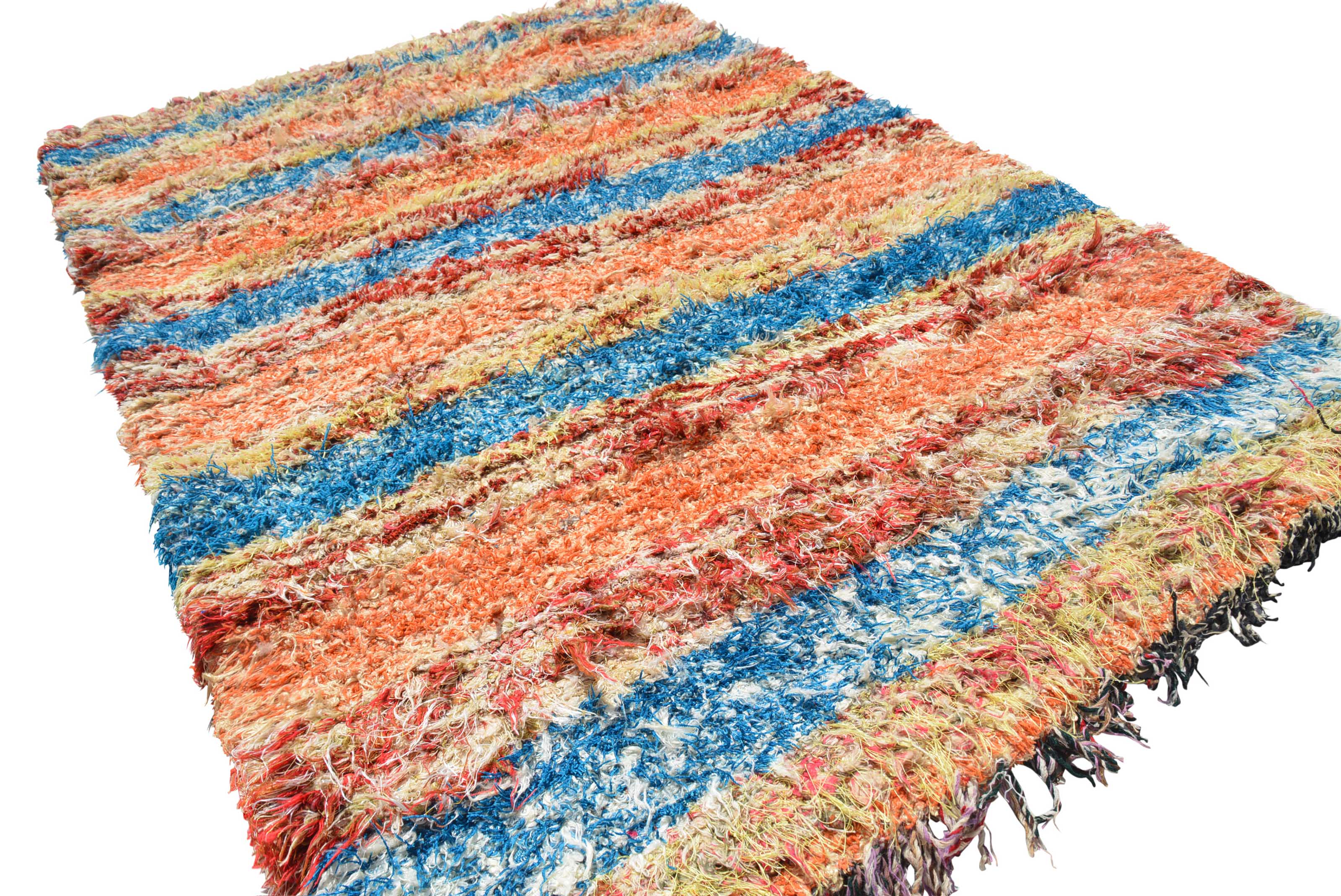Vintage shaggy Moroccan Rug
