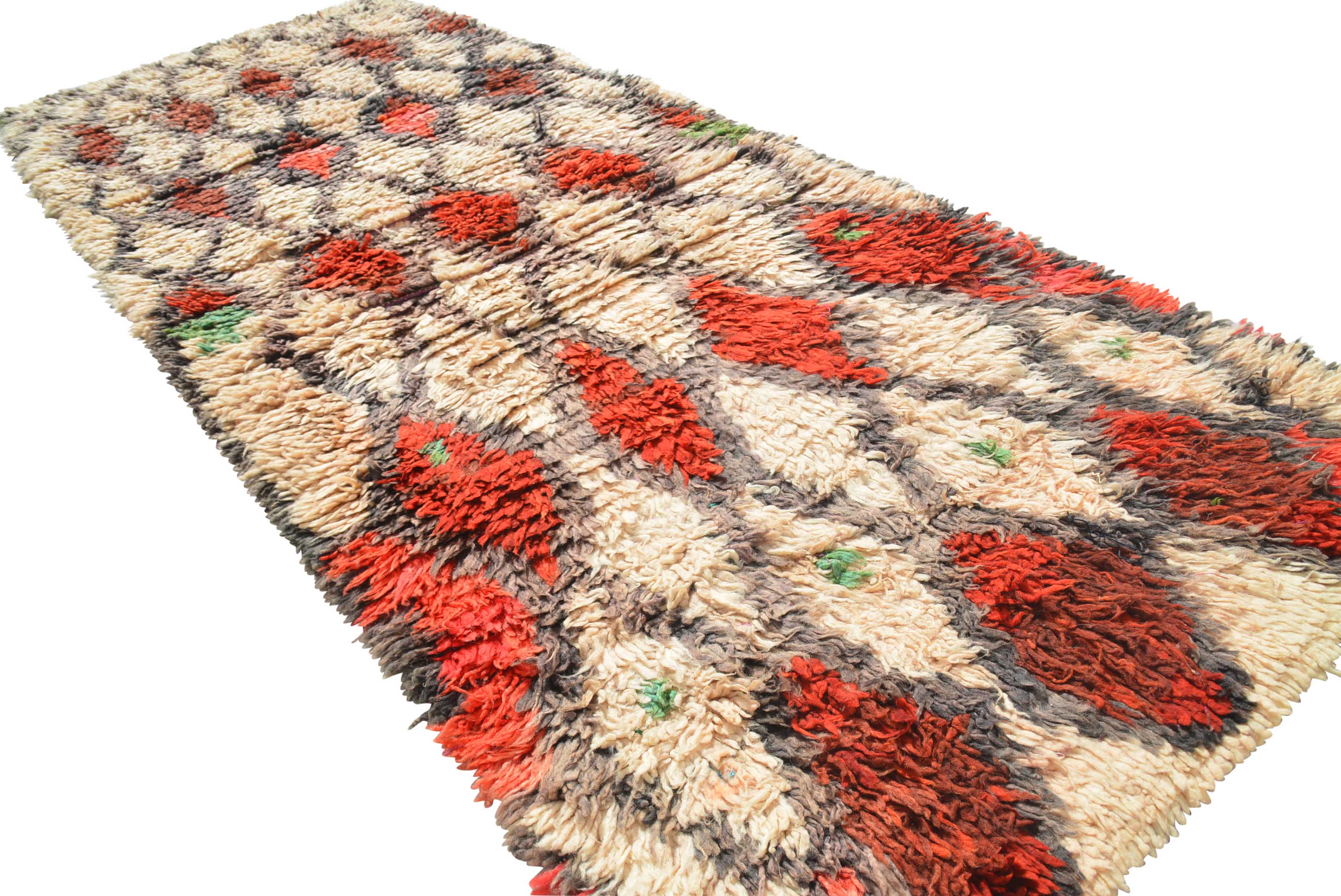 Vintage Wool Moroccan Rug Medium Size | Illuminate Collective