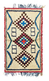 Vintage Wool Rugs - Faded Vintage Rugs - Vintage Moroccan Rug 