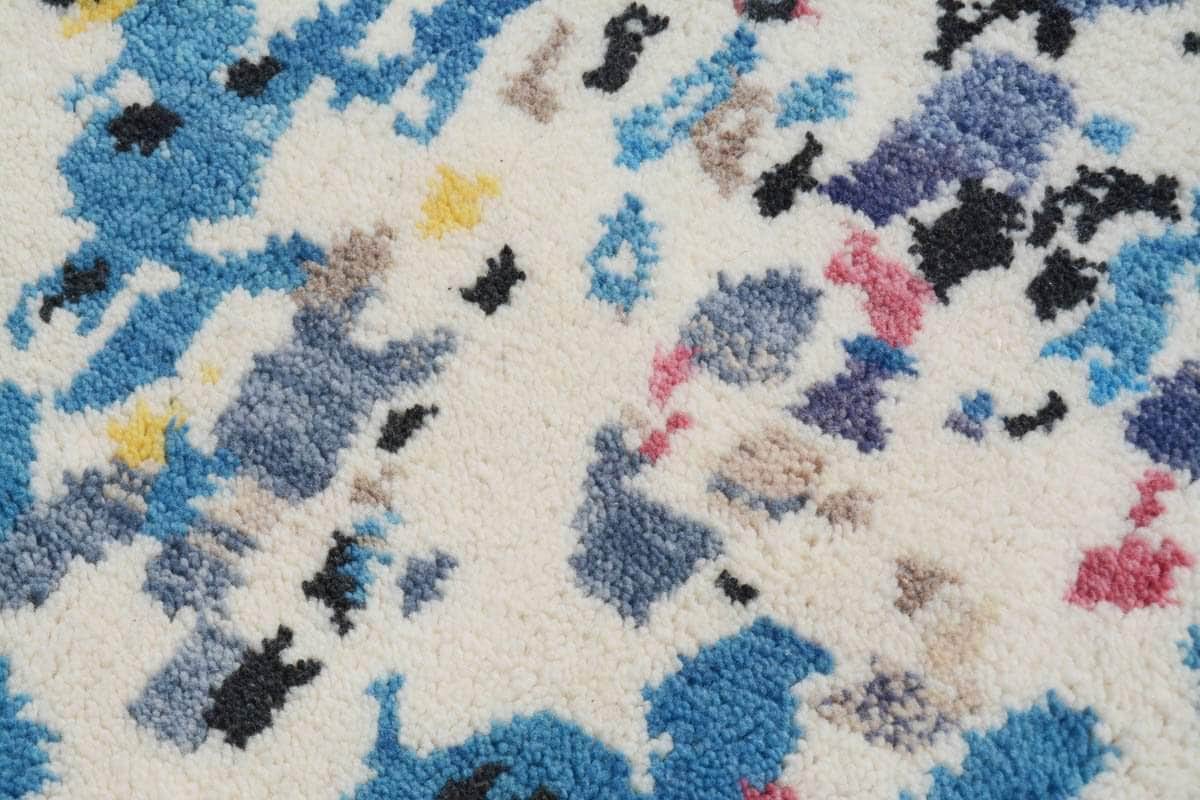  White Moroccan Rug | Gray Moroccan Rug