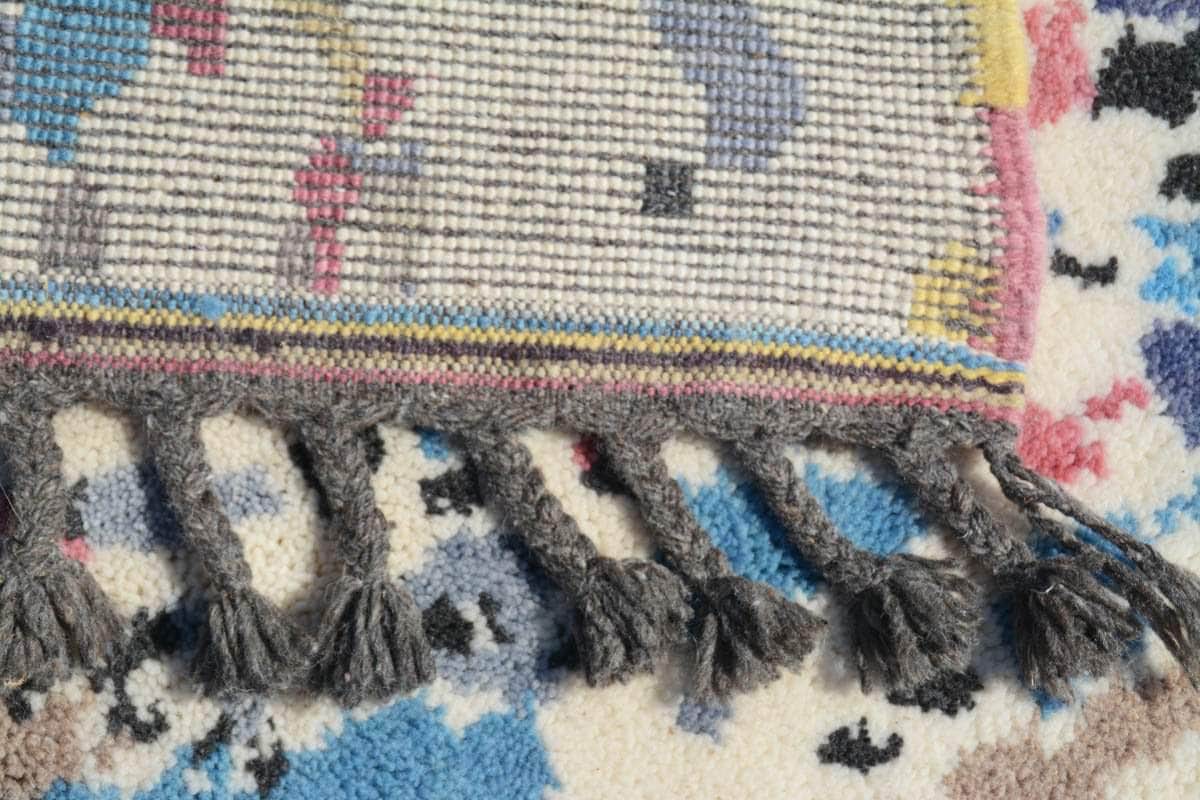  White Moroccan Rug | Gray Moroccan Rug